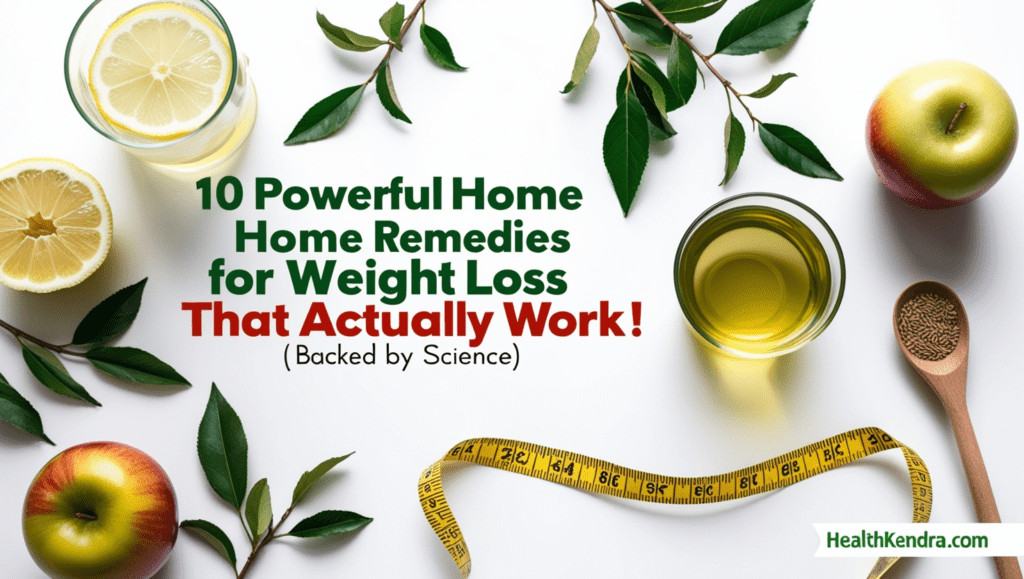 10 powerful home remedies for weight loss
