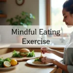 Mindful Eating Exercise practice in a distraction-free peaceful environment